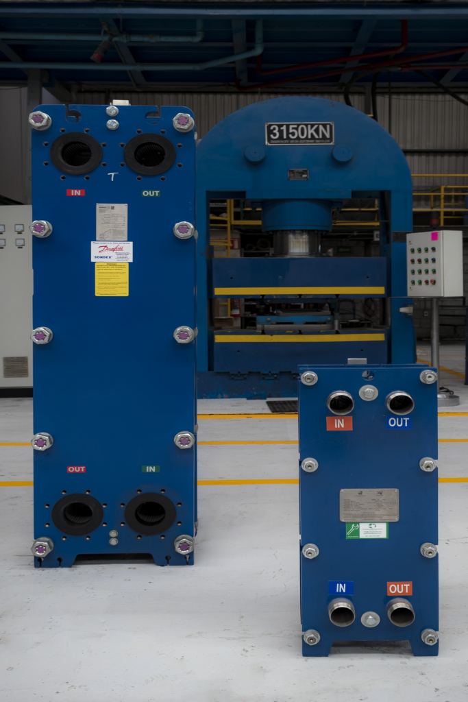 Intercambio de calor a placas