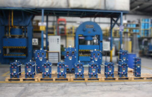 un intercambiador de calor a placas