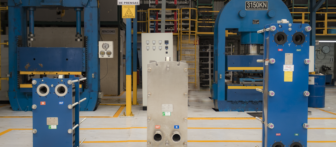 Intercambio de calor a placas