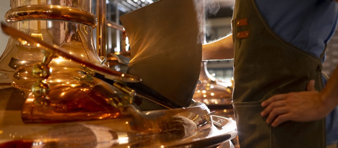 side-view-man-working-beer-factory